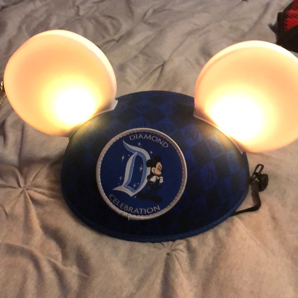 Disneyland 60th light up ear hat